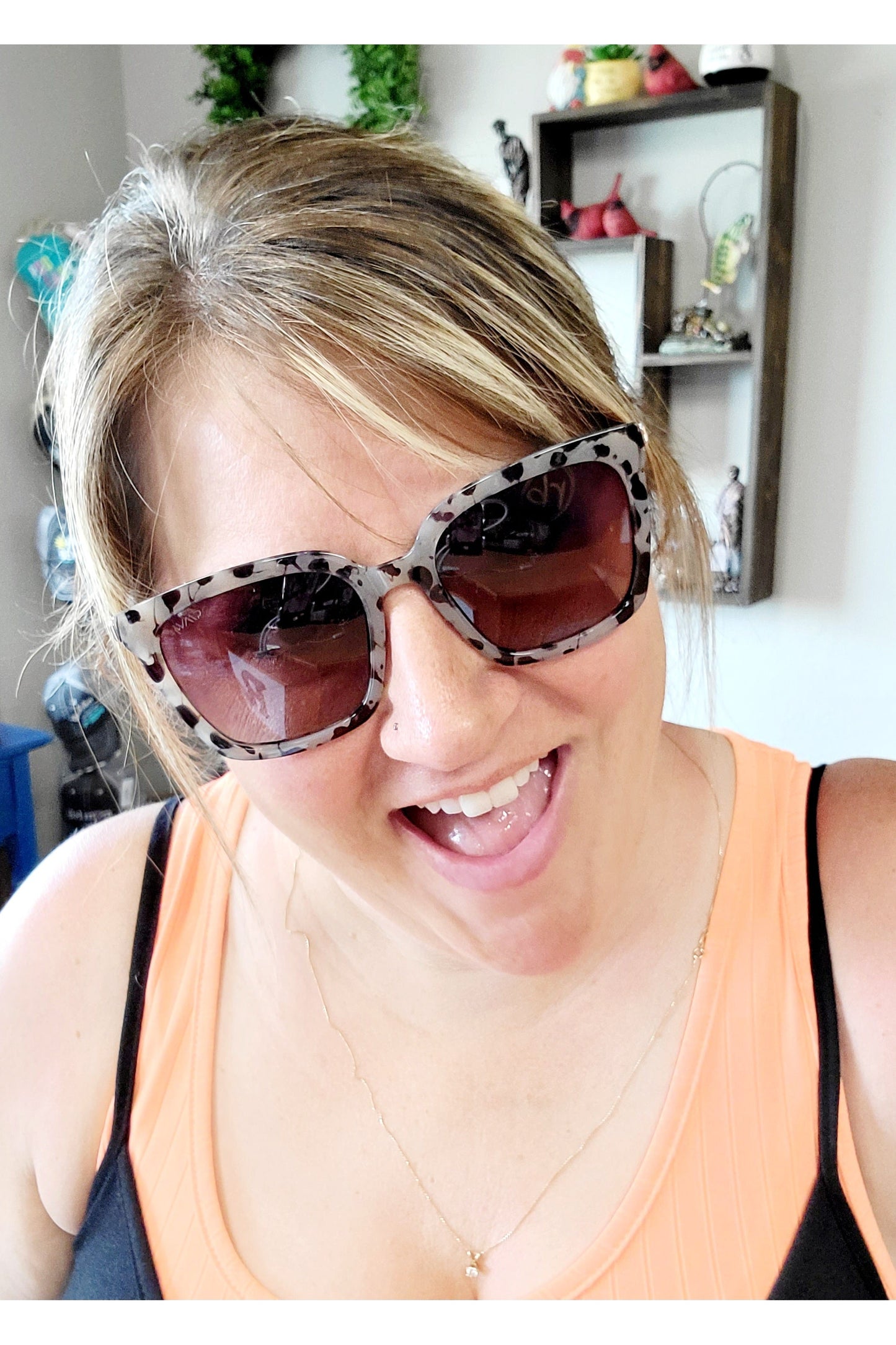 Square Oversized Polarized Sunglasses
