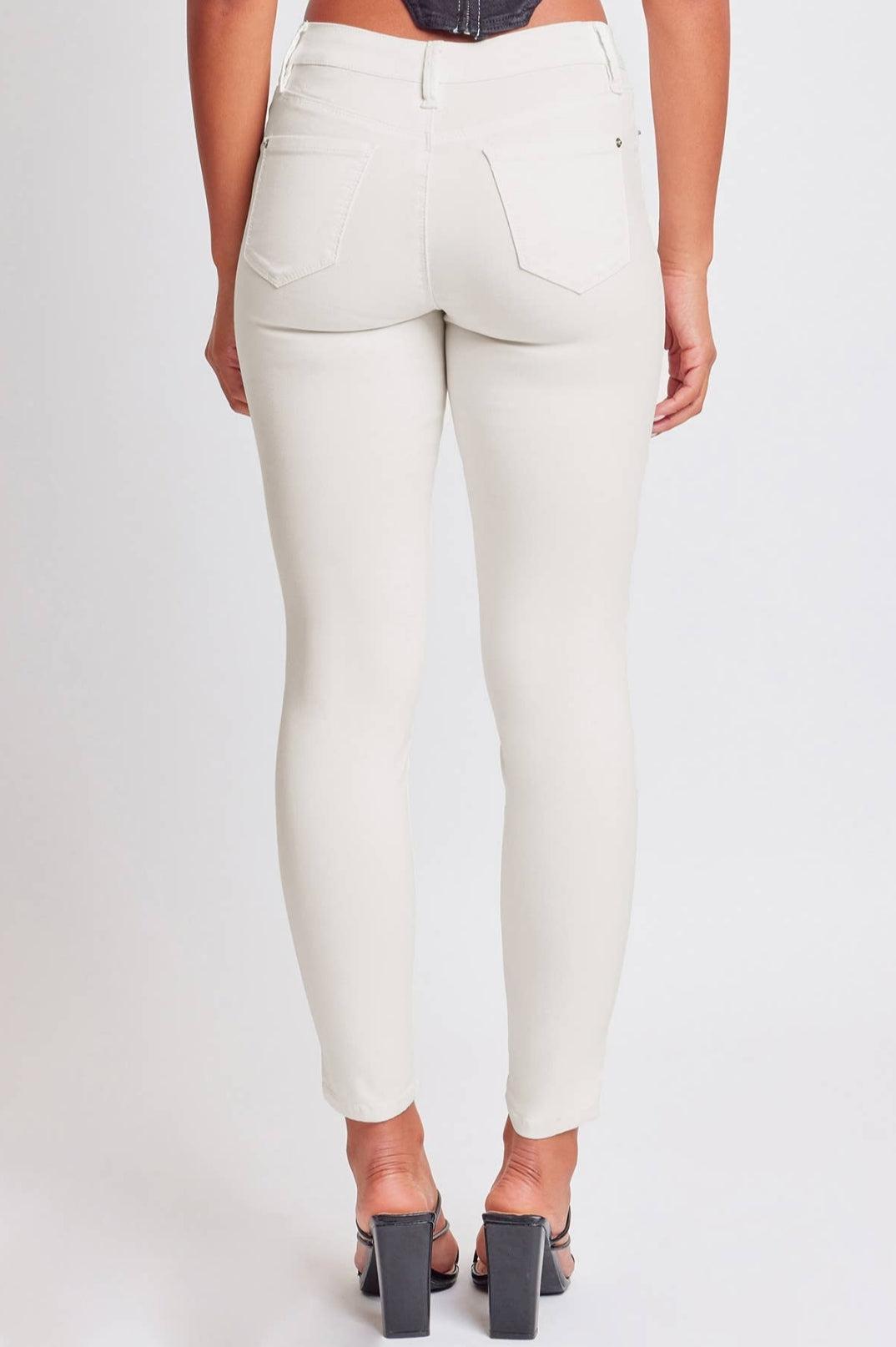 Hyperstretch White Skinny Jean-Bottoms-YMI-Small-Revive Boutique