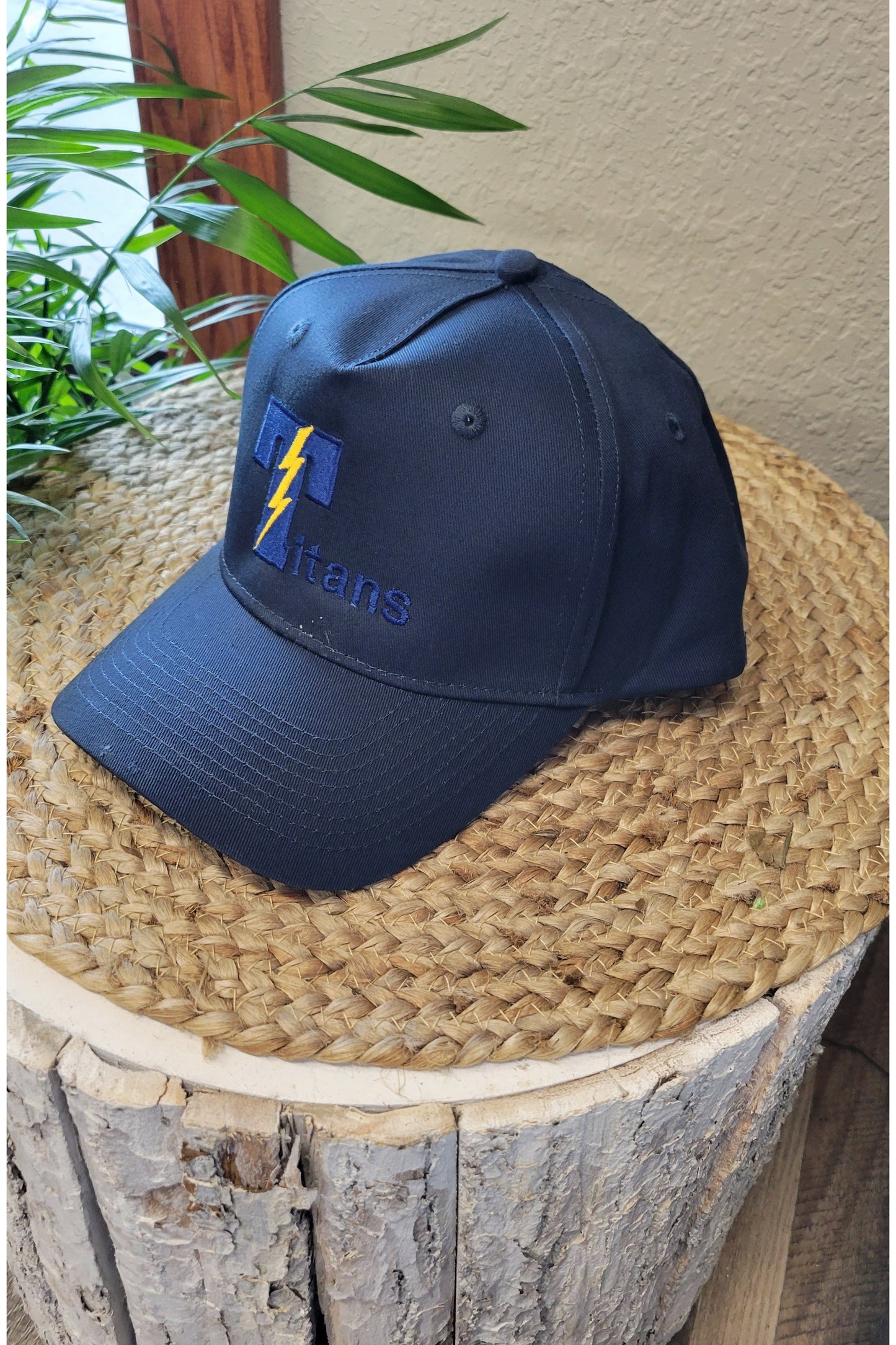 Titans Navy 5 Panel Twill Cap-Tea Titans-Revive Boutique-Revive Boutique