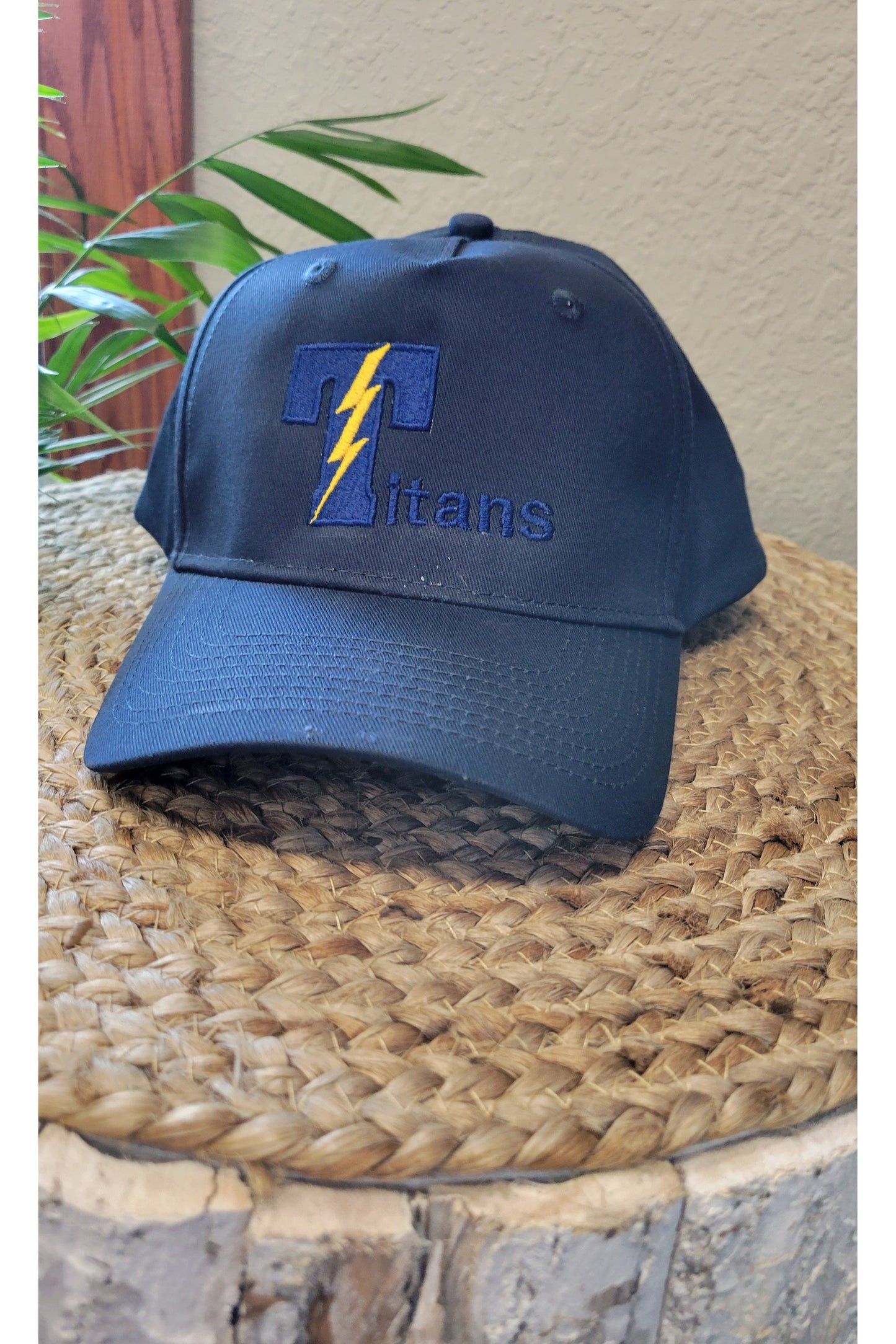 Titans Navy 5 Panel Twill Cap-Tea Titans-Revive Boutique-Revive Boutique