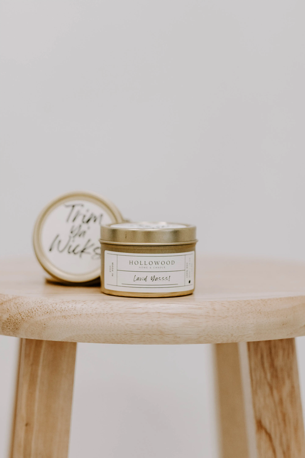 Mini Gold Candles w/ 3 scents to choose from