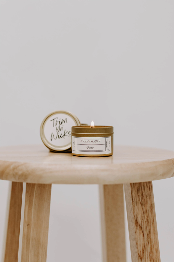 Mini Gold Candles w/ 3 scents to choose from