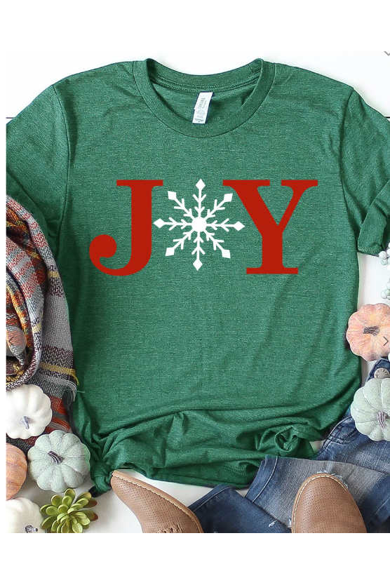 Joy Snowflake Graphic Tee