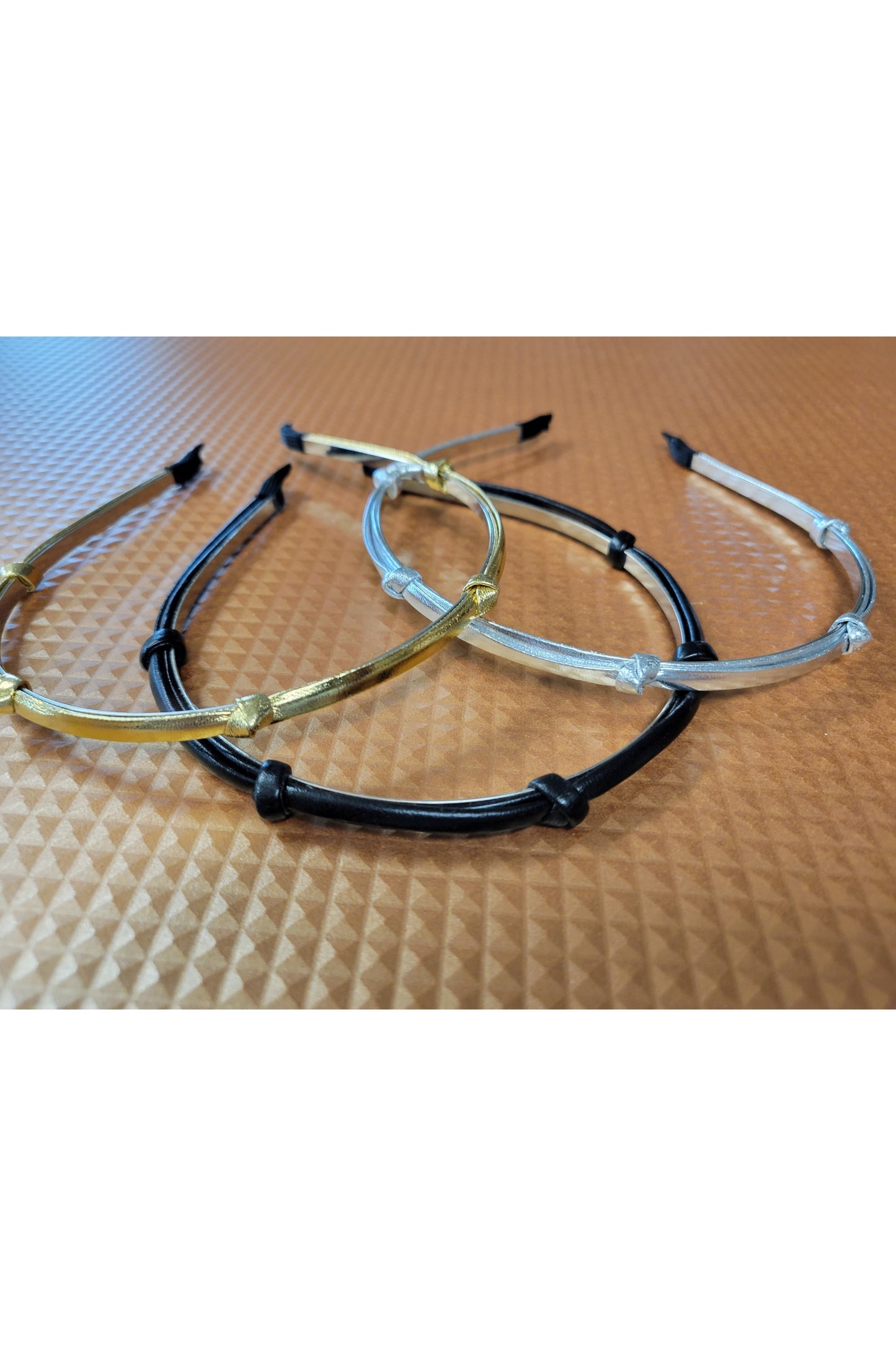 Knotted Leather Headband