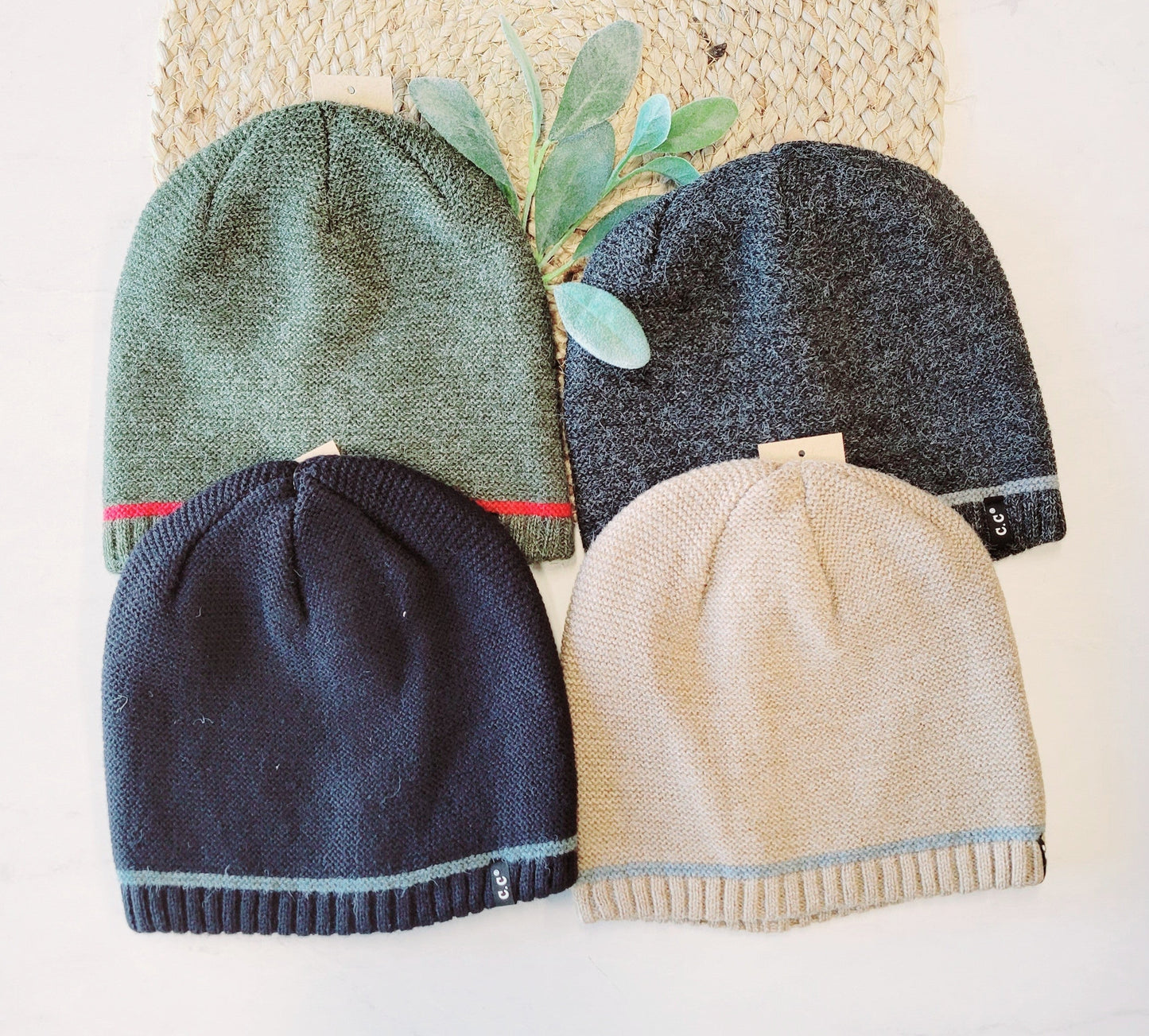 Unisex Classic Single Stripe CC Beanie