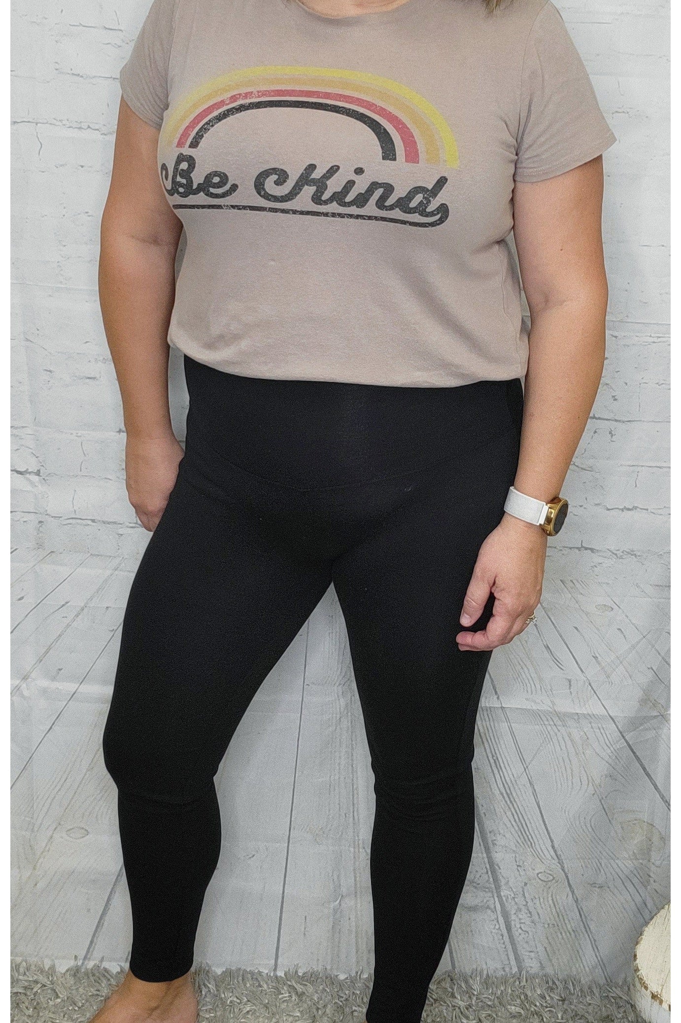 Black Cotton Legging