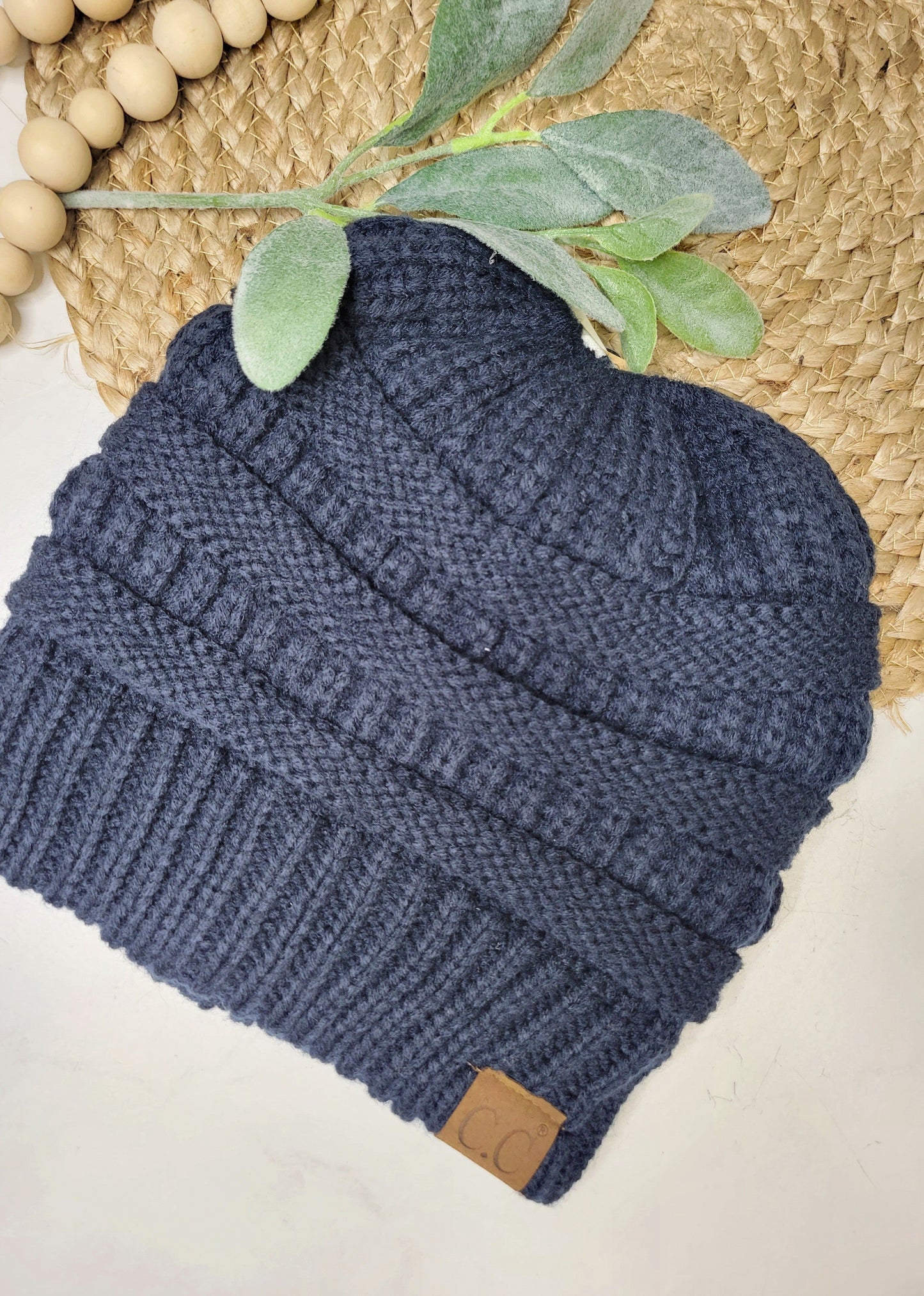Winter Delight Messy Bun Beanie