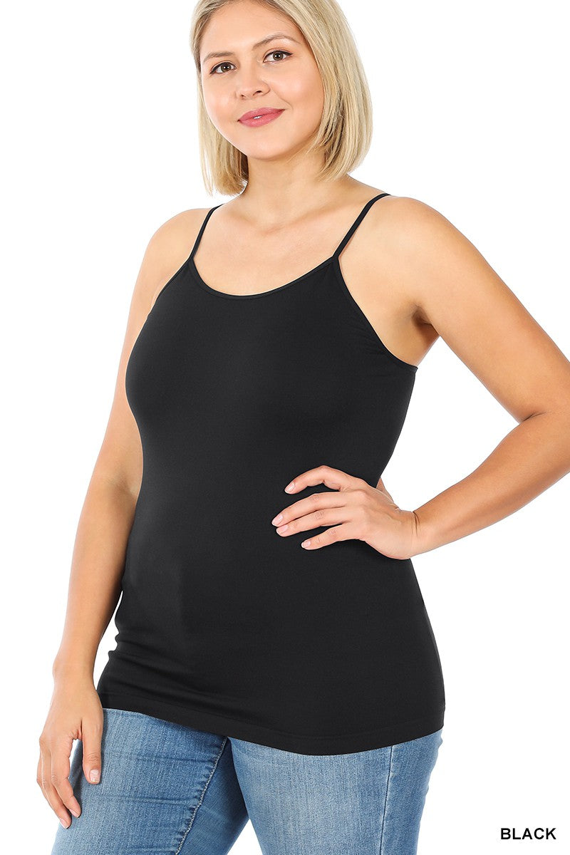 Seamless Adjustable Strap Cami **Multiple Colors**
