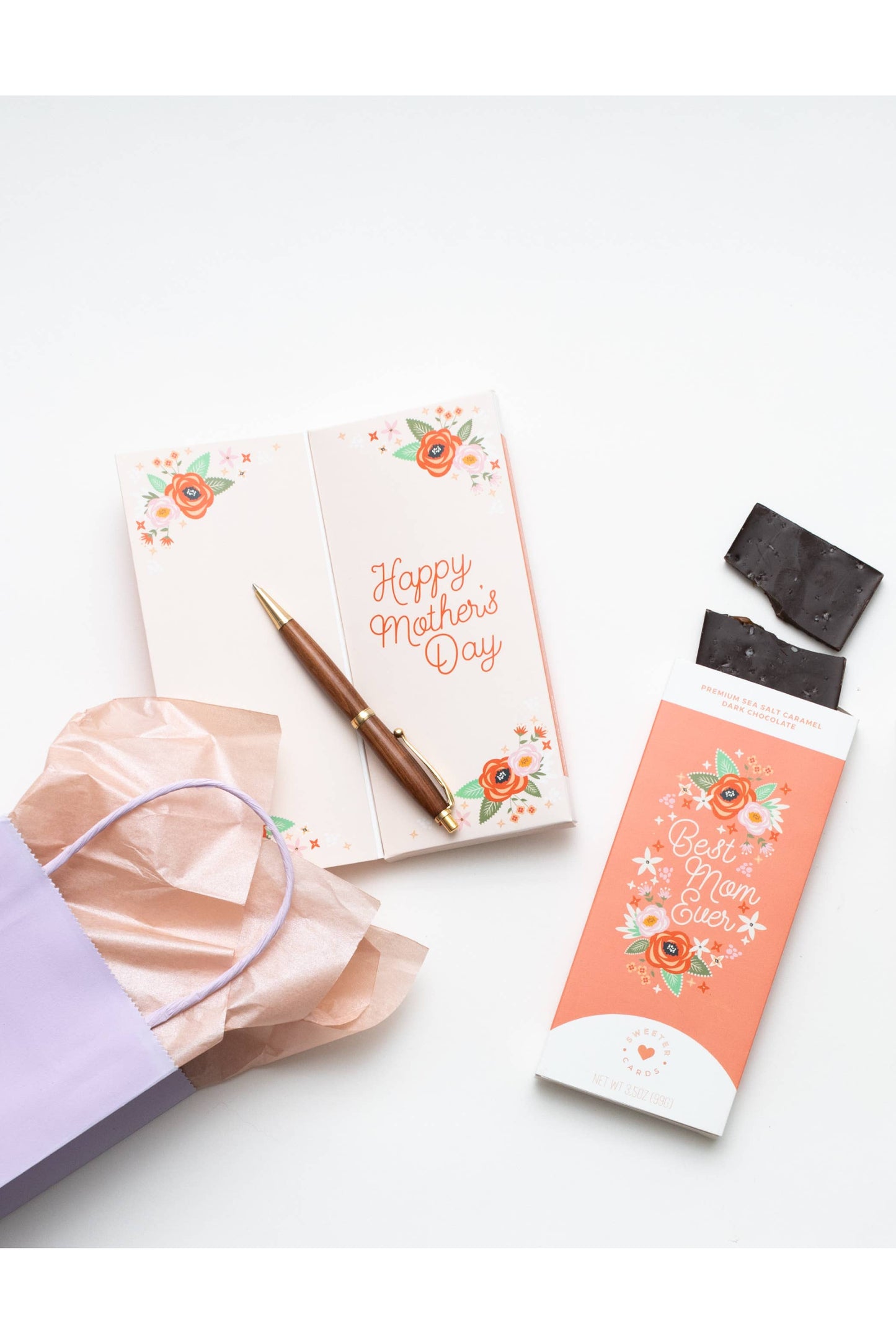 Mother's Day Card with Chocolate