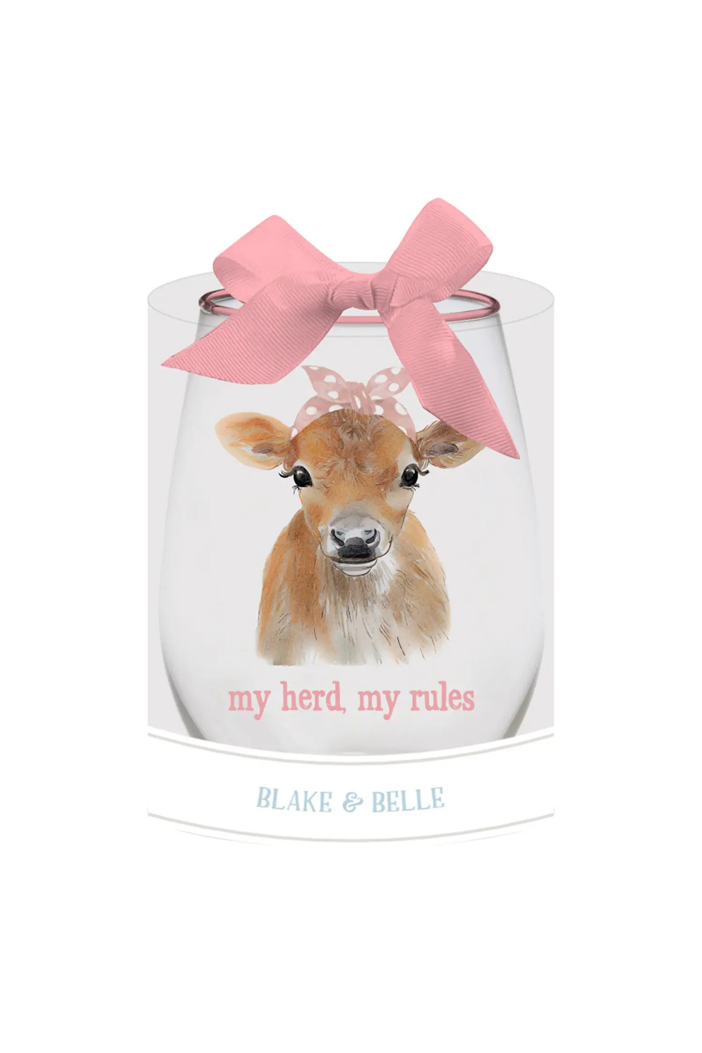 My Herd My Rule Stemless Glass