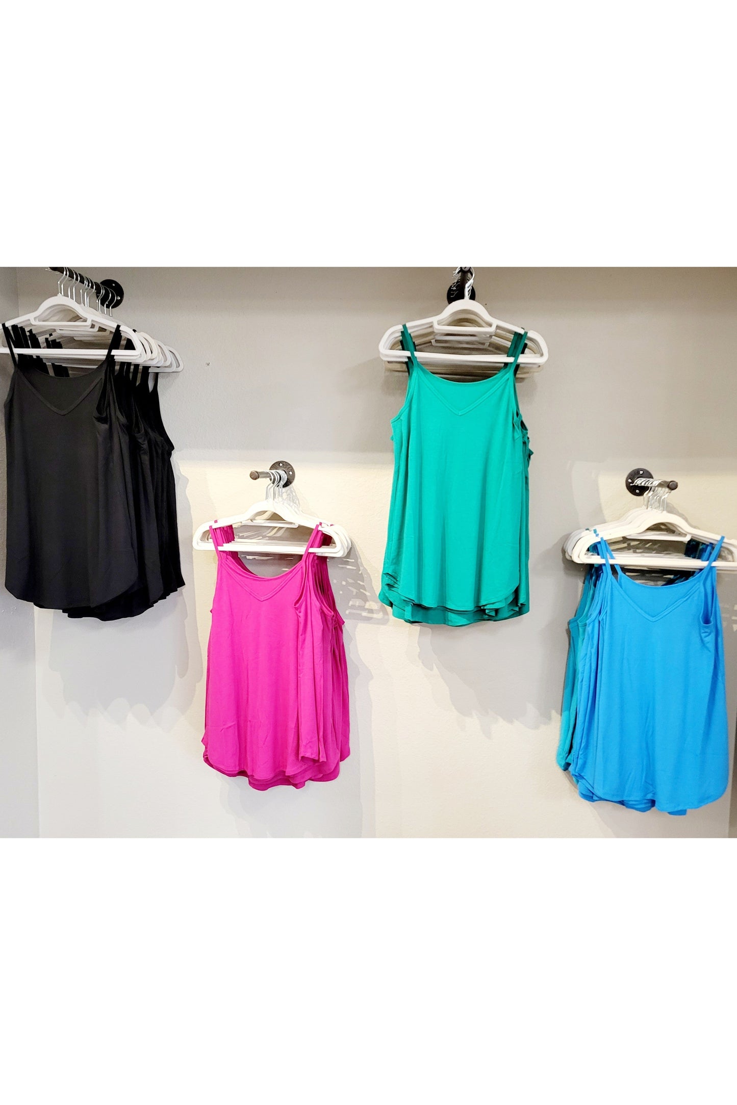 Reversible Cotton Spaghetti Strap Tank