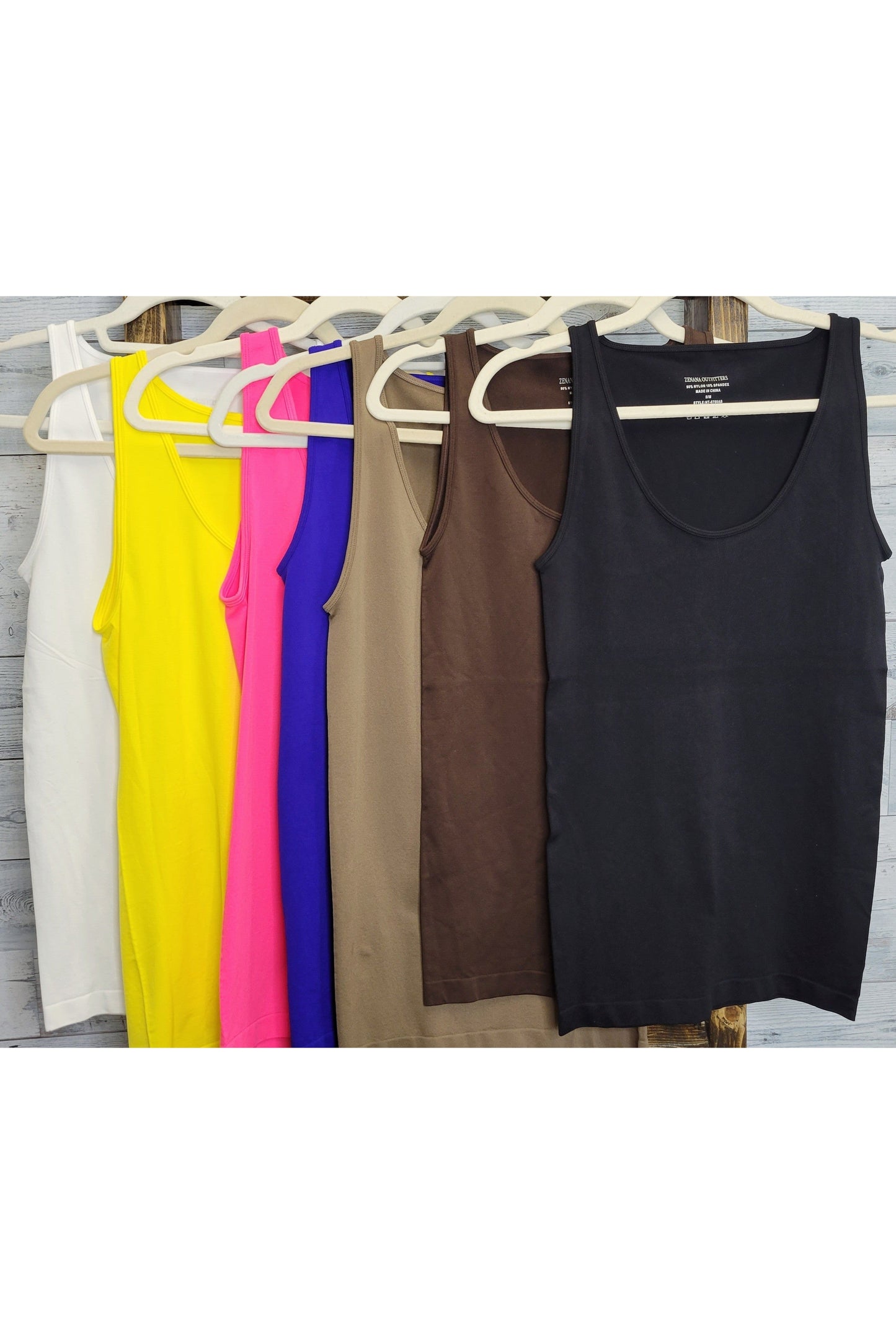 Seamless Scoop Neck Tank