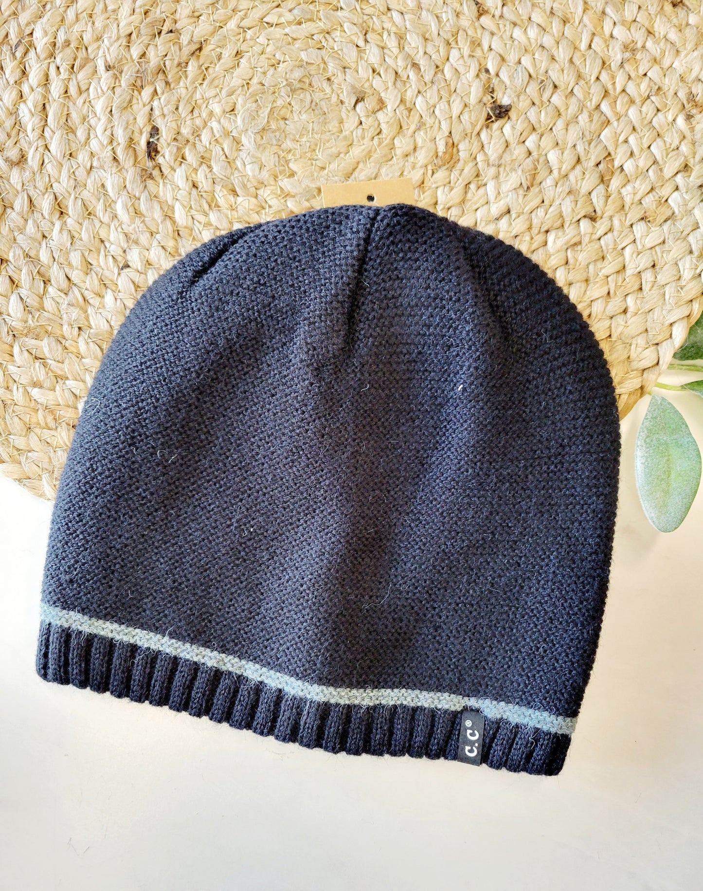 Unisex Classic Single Stripe CC Beanie
