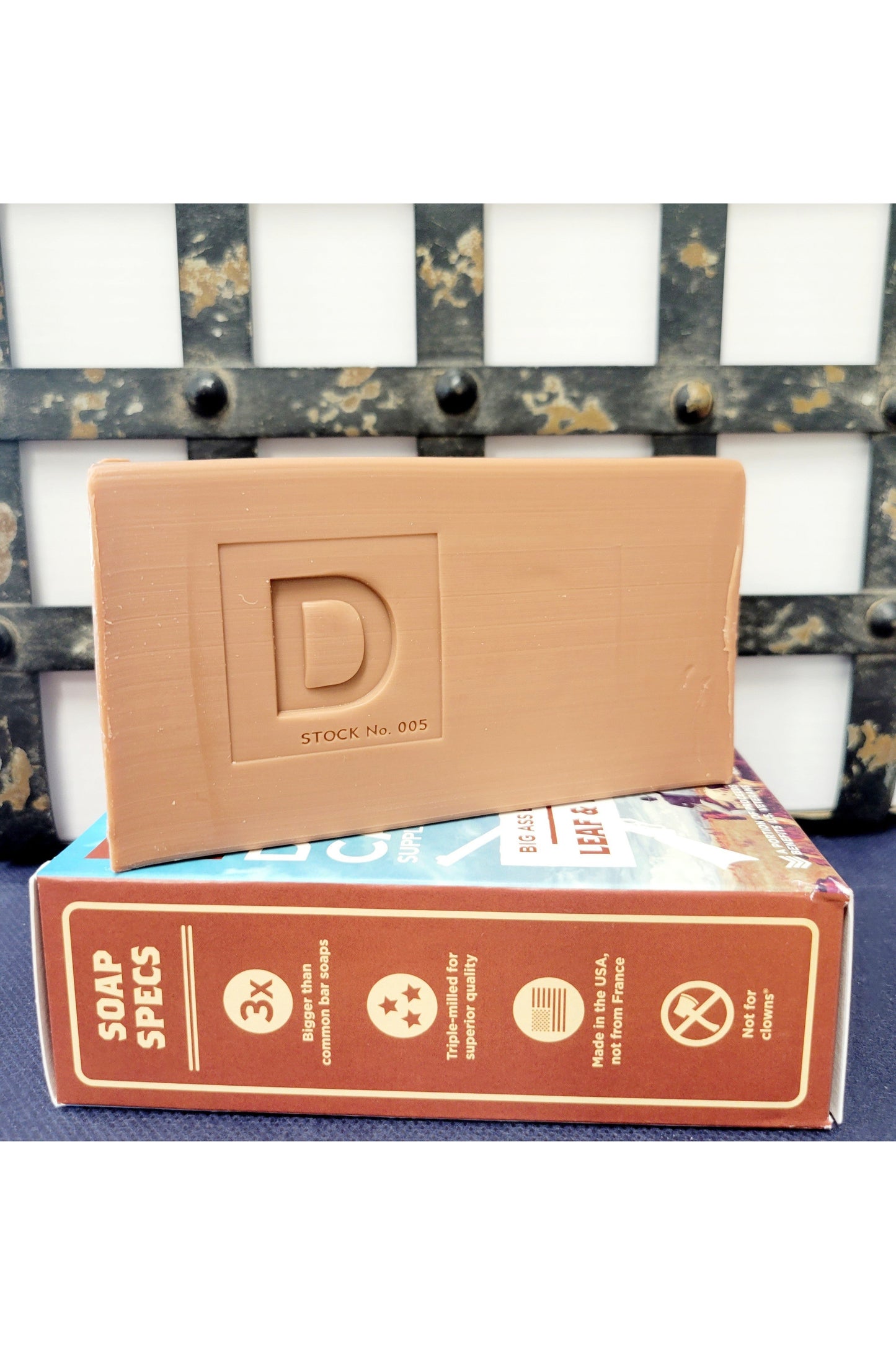 Big Ass Brick of Soap Leaf and Leather