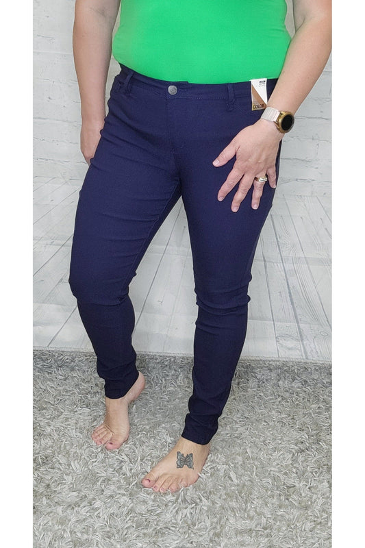 BLACK or NAVY Hyperstretch Jeans-Denim-Revive Boutique & Floral-Black-Small-Revive Boutique