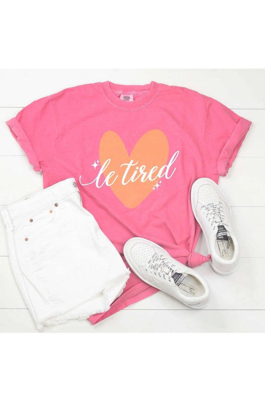 Be Tired Graphic Tee-Graphic Tee-Mugsby-Be Tired-Small-Revive Boutique