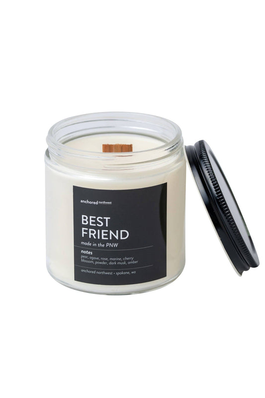 Best Friend Large Wood Wick Soy Candle-Candle-Anchored Northwest-12.8oz-Revive Boutique