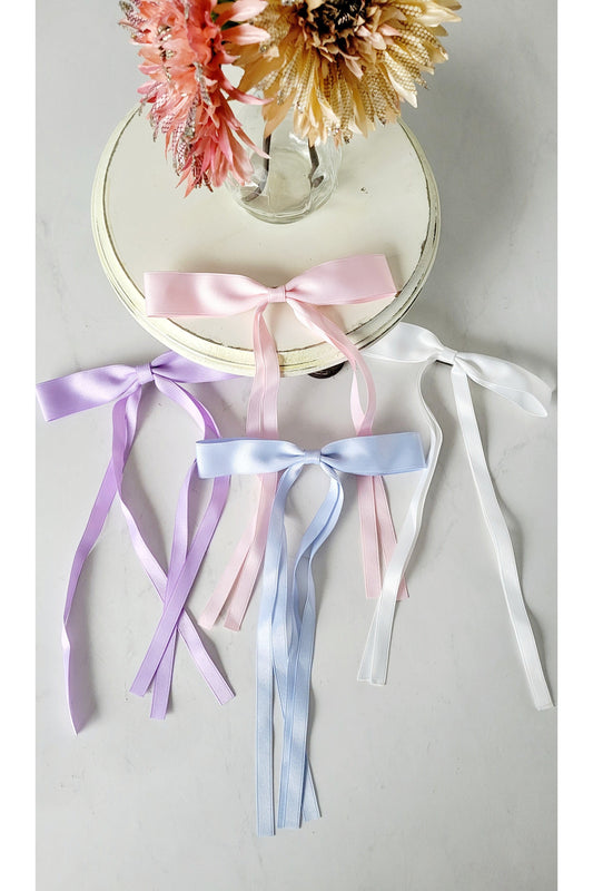 Charming Soft Pastel Hair Bows-Hair-Blakeley-Soft Pink-Revive Boutique