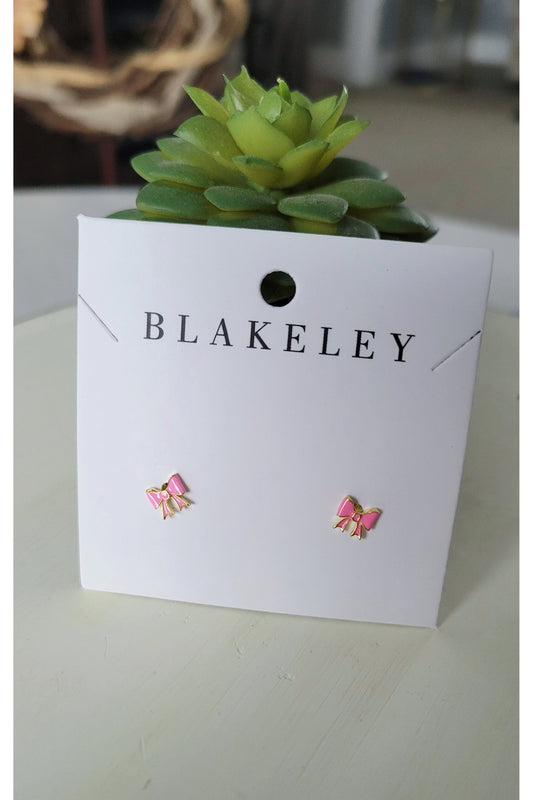 Dainty Bow Earrings-Jewelry-Blakeley-Revive Boutique