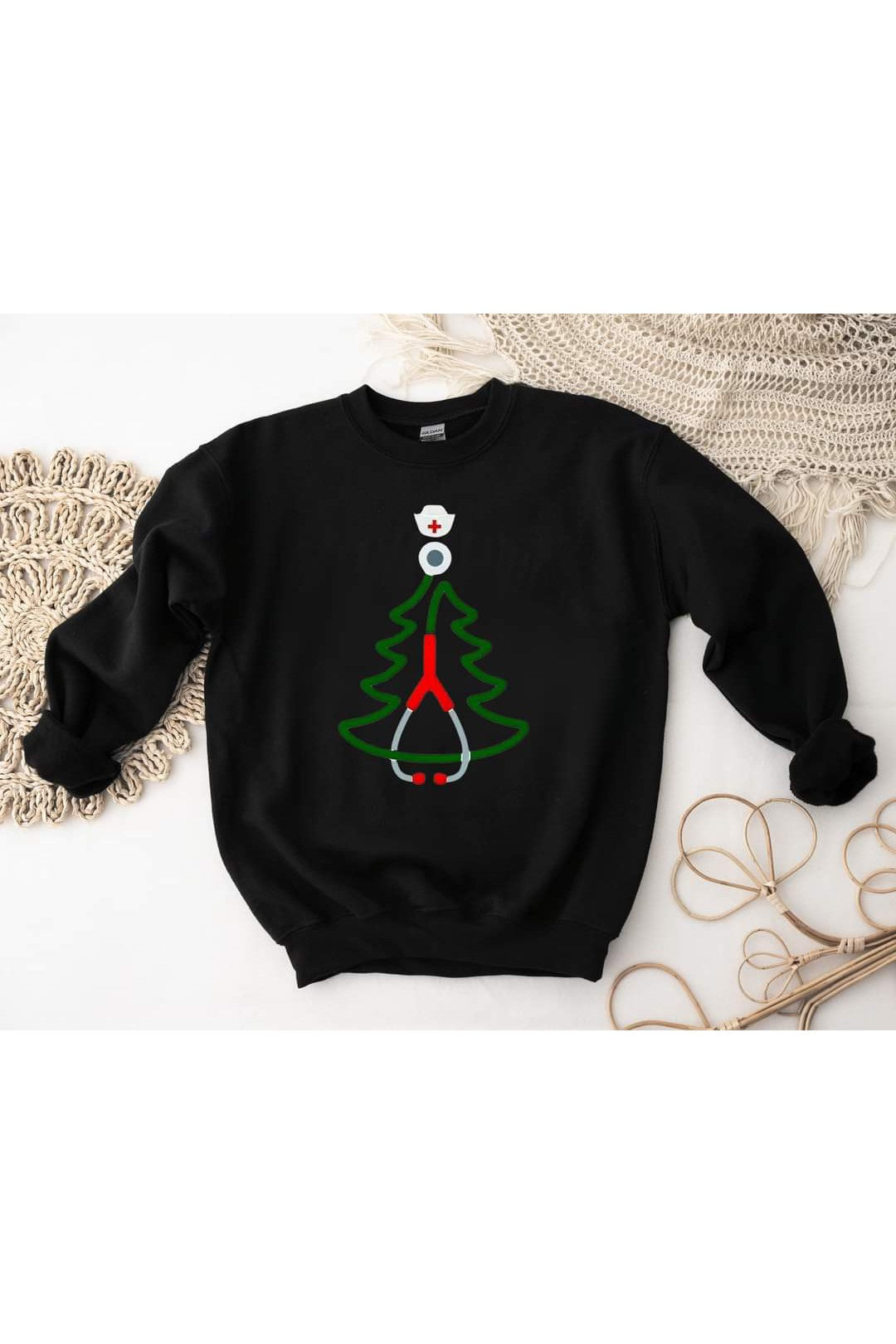 HEALTHCARE Holiday Crewneck