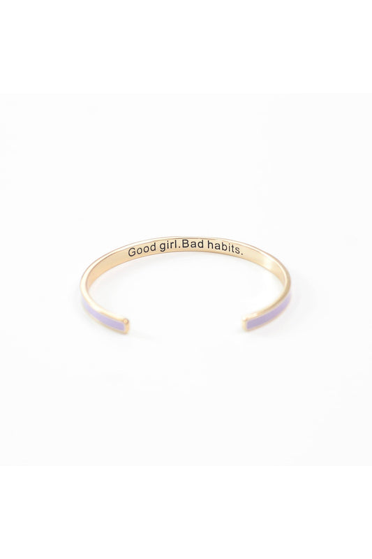 Good Girl Bad Habits Bangle Bracelet-Jewelry-Mugsby-Revive Boutique