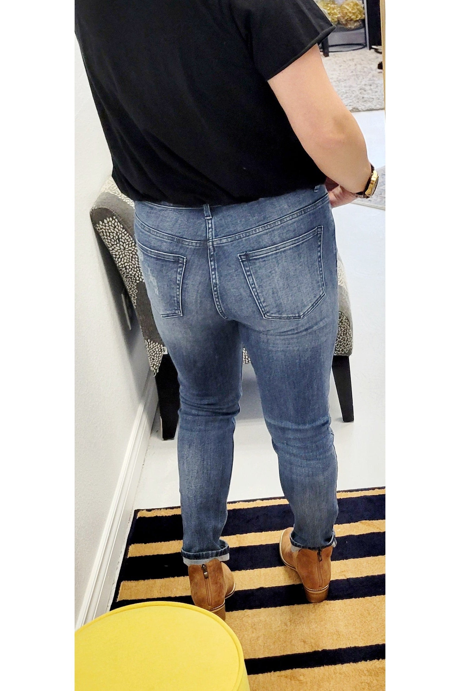 Non Distressed Ryder Skinny Jeans-Denim-Revive Boutique-3-Revive Boutique
