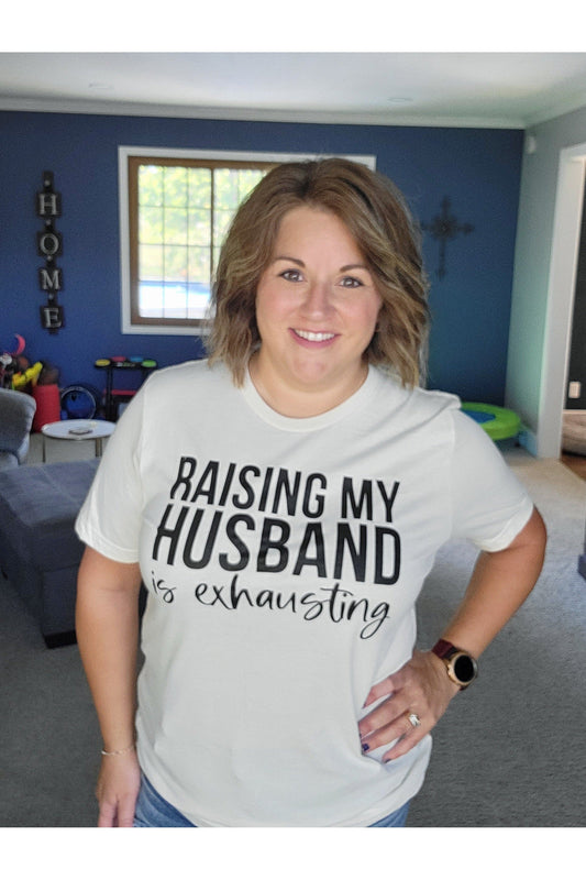 Raising My Husband Graphic Tee-Graphic Tee-Kissed Apparel-Small-Revive Boutique