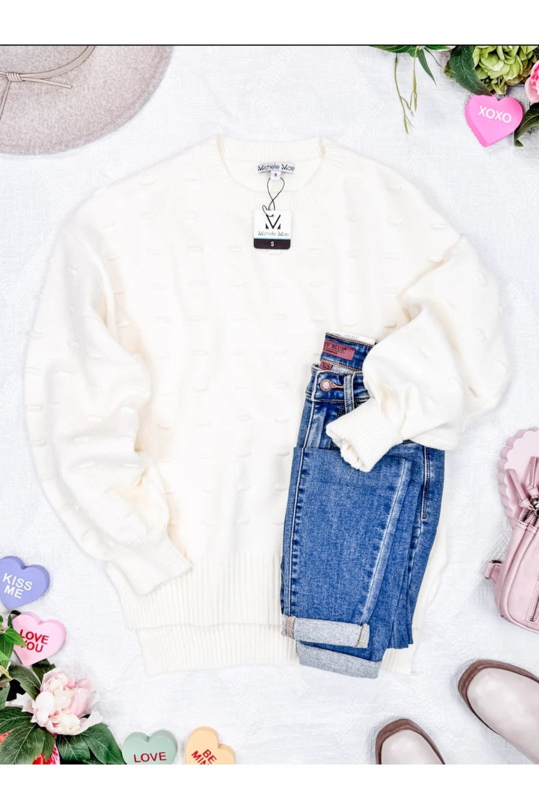 Ivory Dash Sweater