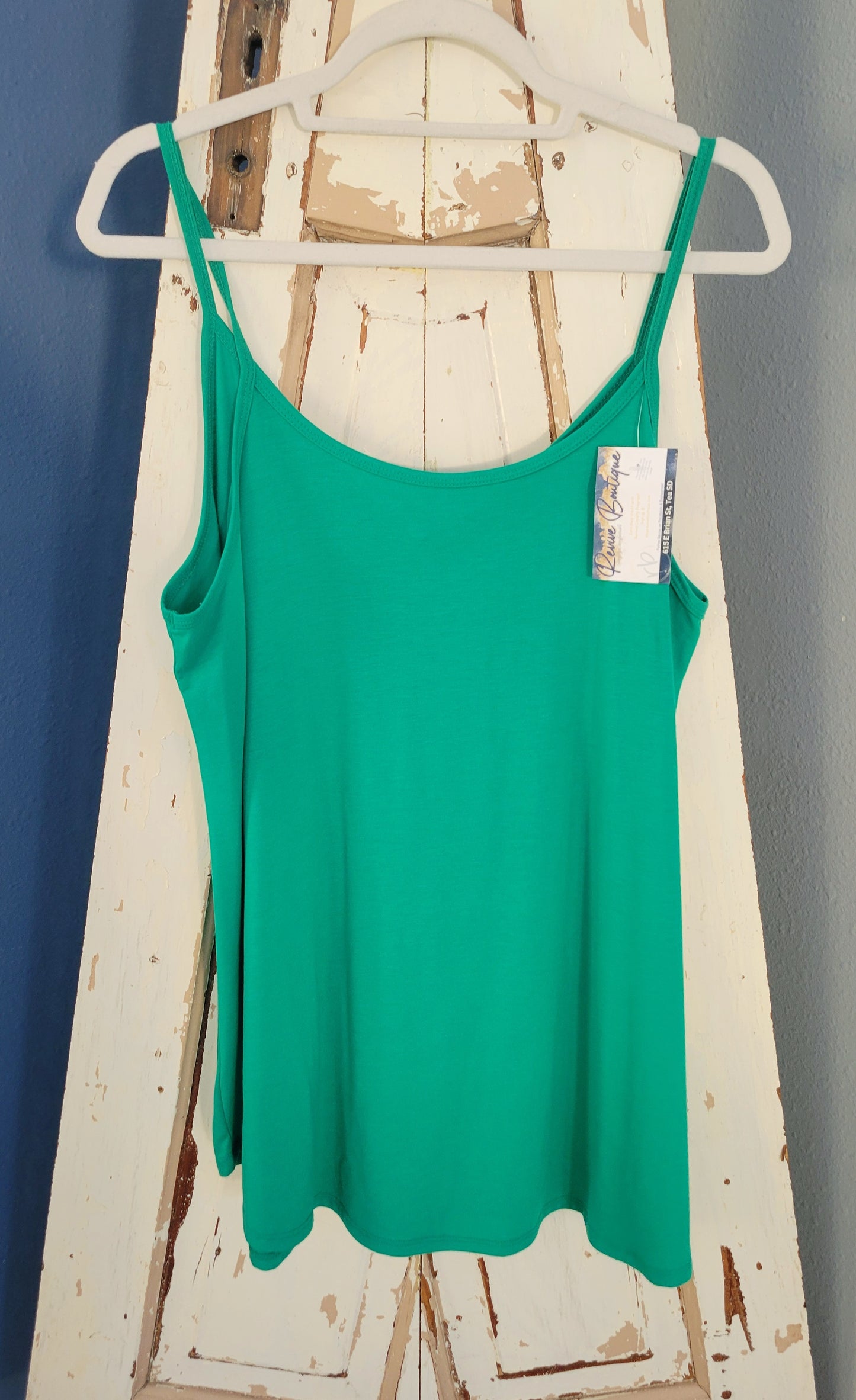 Reversible Cotton Spaghetti Strap Tank PLUS ONLY