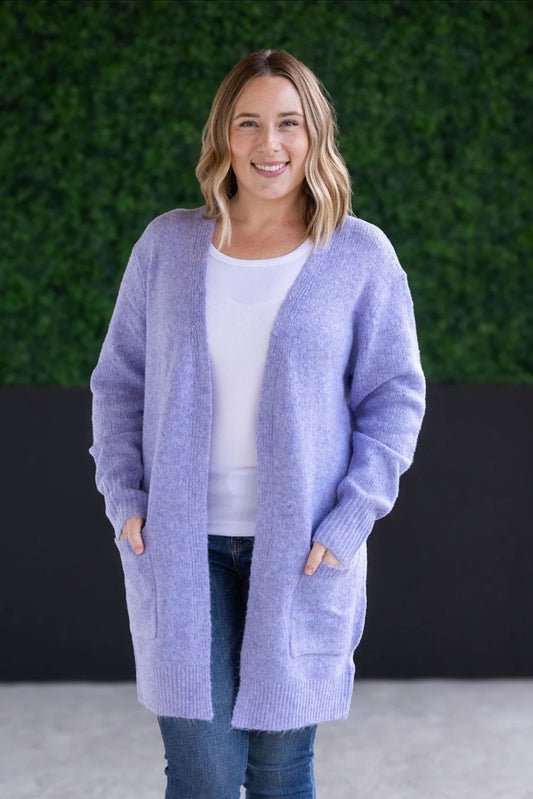 Lavender Madison Cozy Cardigan