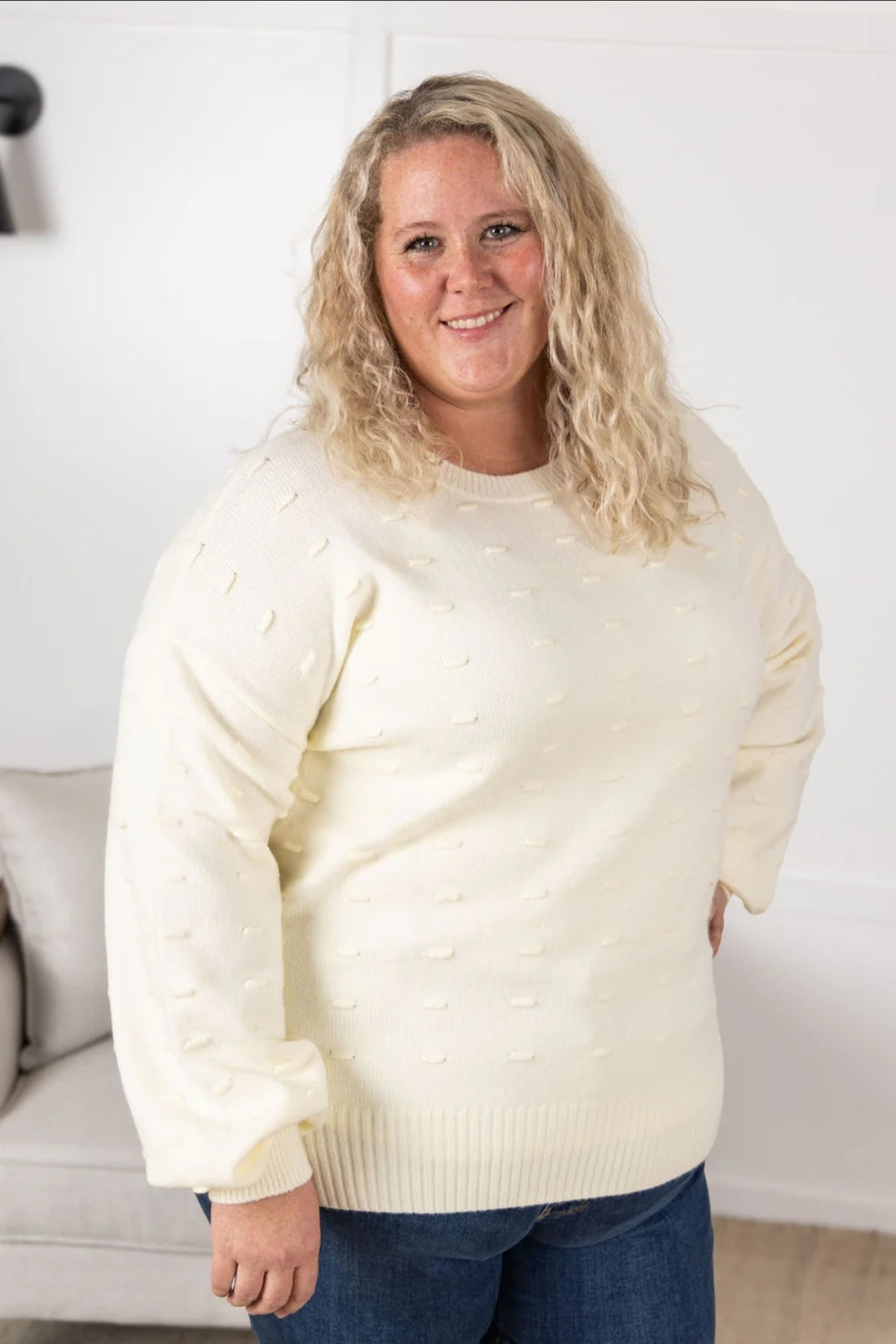 Ivory Dash Sweater